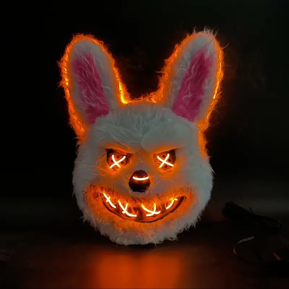 Mask, Luminous Rabbit Mask, Glowing LED Light Up Design, NEW